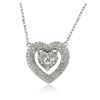 Image 2 : 14KT White Gold 0.54 ctw Diamond Necklace