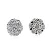 Image 1 : 14KT White Gold 0.44 ctw Diamond Earrings