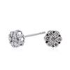 Image 2 : 14KT White Gold 0.44 ctw Diamond Earrings