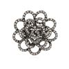 Image 1 : 18KT Black Gold 1.44 ctw Diamond Ring