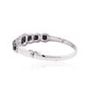Image 2 : 14KT White Gold 24.60 ctw Black Diamond Ring