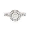 Image 1 : 14KT White Gold 1.22 ctw Diamond Ring