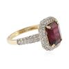 Image 2 : 14KT Yellow Gold 3.02 ctw Ruby and Diamond Ring