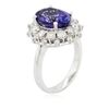 Image 3 : 14KT White Gold 5.21 ctw Tanzanite and Diamond Ring