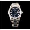 Image 1 : Gents Rolex 18KT White Gold 1.32 ctw Diamond DayDate Wristwatch