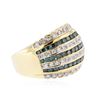 Image 2 : 14KT Yellow Gold 1.54 ctw Diamond Ring