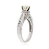 Image 3 : 14KT White Gold 1.36 ctw Diamond Ring