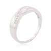 Image 3 : 14KT White Gold 0.25 ctw Diamond Ring