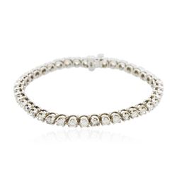 14KT White Gold 4.47 ctw Diamond Bracelet