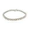 Image 1 : 14KT White Gold 4.47 ctw Diamond Bracelet