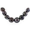 Image 1 : 14KT White Gold Tahitian Pearl Necklace