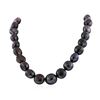 Image 2 : 14KT White Gold Tahitian Pearl Necklace