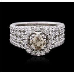 14KT White Gold 2.51 ctw Diamond Ring