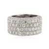 Image 1 : 18KT White Gold 5.63 ctw Diamond Ring