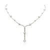 Image 2 : 18KT White Gold 1.96 ctw Diamond Necklace