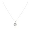 Image 2 : 14KT White Gold 1.25 ctw Diamond Pendant With Chain