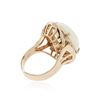Image 3 : 14KT Rose Gold 11.59 ctw Opal and Diamond Ring