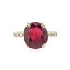Image 1 : 14KT Yellow Gold 6.49 ctw Ruby and Diamond Ring