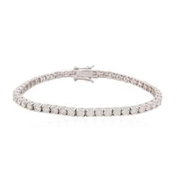 14KT White Gold 5.52 ctw Diamond Tennis Bracelet