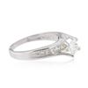 Image 2 : Platinum 0.86 ctw Diamond Ring