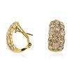 Image 2 : 18KT Yellow Gold 2.77 ctw Diamond Earrings