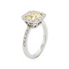 Image 3 : Platinum EGL USA Certified 2.77 ctw Fancy Yellow Diamond Ring