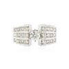 Image 1 : 18KT White Gold 1.54 ctw Diamond Ring