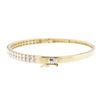 Image 2 : 14KT Yellow Gold 1.46 ctw Diamond Bangle Bracelet