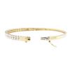 Image 3 : 14KT Yellow Gold 1.46 ctw Diamond Bangle Bracelet