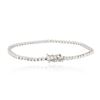 Image 2 : 18KT White Gold 2.13 ctw Diamond Tennis Bracelet