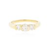 Image 1 : 14KT Yellow Gold 0.84 ctw Diamond Ring