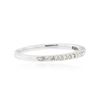 Image 2 : 14KT White Gold 0.16 ctw Diamond Ring
