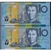 Image 1 : 2003 Macfarlane/Henry 1st and Last Prefix Ten Dollar Notes