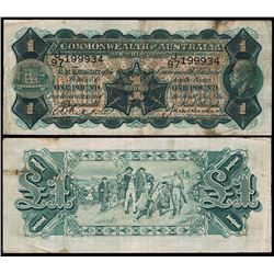 1927 Riddle/Heathershaw KGV One Pound Note