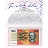 Image 3 : 1994 Fraser/Evans 1st and Last Twenty Dollar Banknote Folder