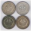 Image 1 : 1937 Australian Crowns x 4