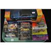 Image 1 : Selection of collectible die-cast cars including  1:18th scale 1970 Cougar XR7 and American Muscle c