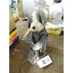 Made In Japan Battery Operated Doggie Playing Drums