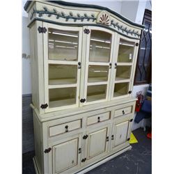 Painted Buffet China Cabinet