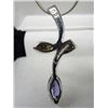 Image 2 : Tanzanite Sterling Necklace