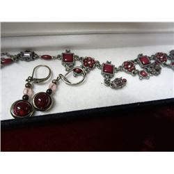 Estate Necklace Earring Set