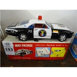 Made In Japan Battery Operated Highway Patrol Car In Box