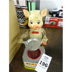 Made In Japan Battery Operated Piggy Cook