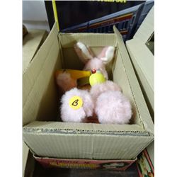 Battery Operated Picnic Bunny Made In Japan In Box