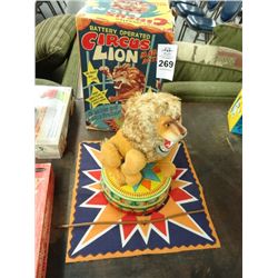 Battery Operated Circus Lion By Valley Top In Box