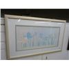 Image 1 : Framed Art Signed Katherine & Jonathan Cox "Iris Garden"