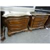 Image 3 : Ornate King Bedroom Set- Bed/Dresser/Armoir/Nightstand