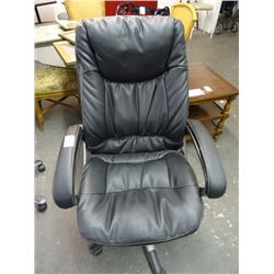 Black Leather Armchair