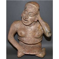 PRECOLUMBIAN POTTERY IDOL