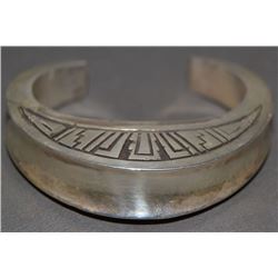 NAVAJO SILVER BRACELET (RB)